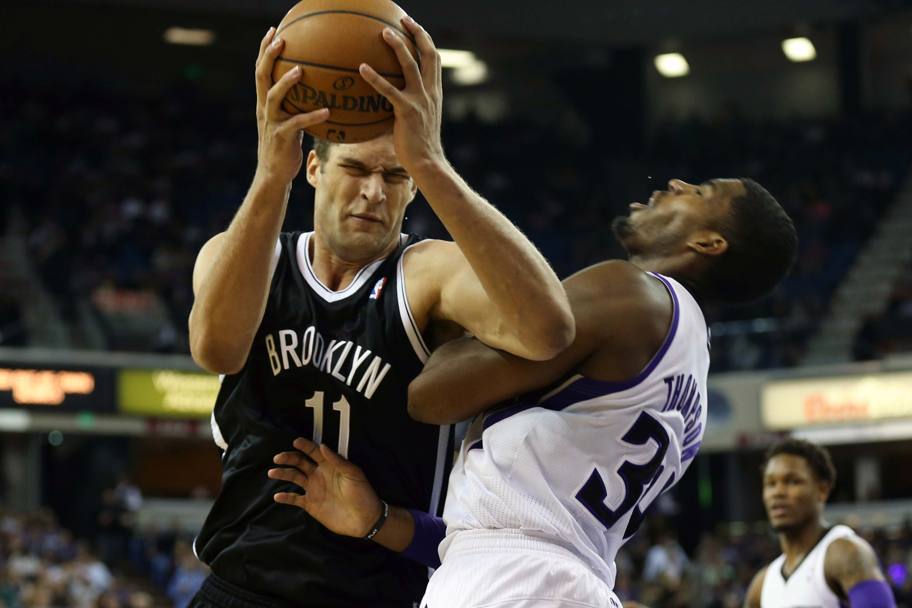 Brook Lopez, il centro dei Nets segna 19.6 punti a partita Reuters